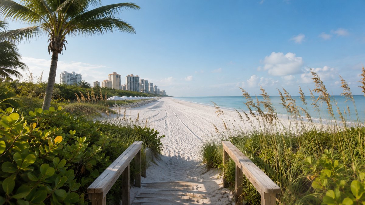 Vanderbilt Beach dune walkway, Naples, Florida
